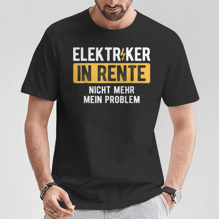 Nicht Mehr Problem Rente Craftsman Electricians T-Shirt Lustige Geschenke