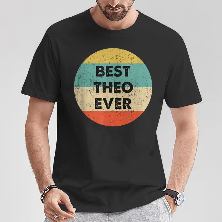 Theo First Name T-Shirt Lustige Geschenke