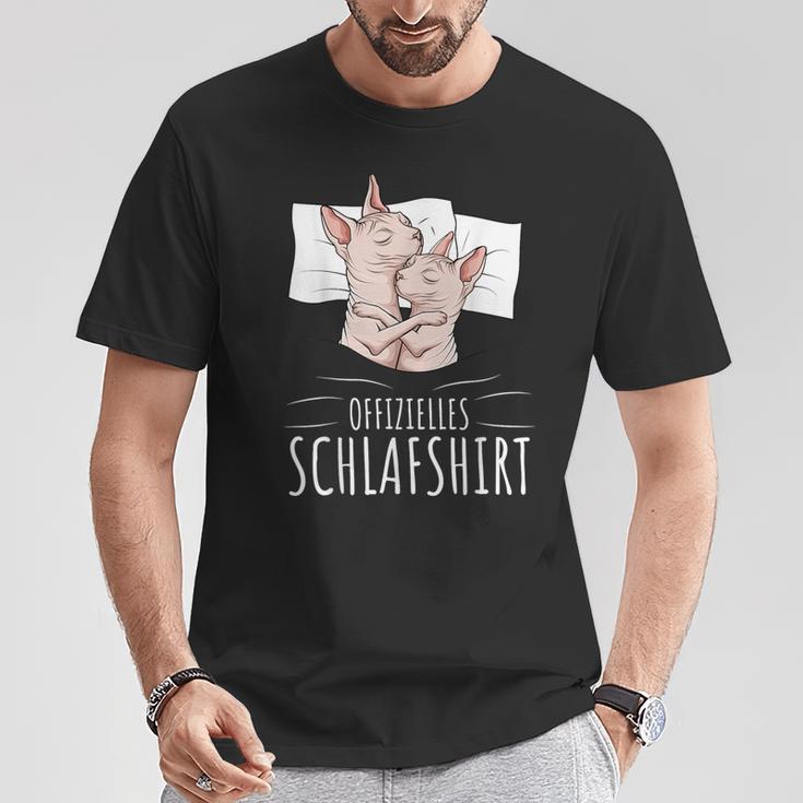 Official Sphynx Cat Nude Cat Sphinx T-Shirt Lustige Geschenke