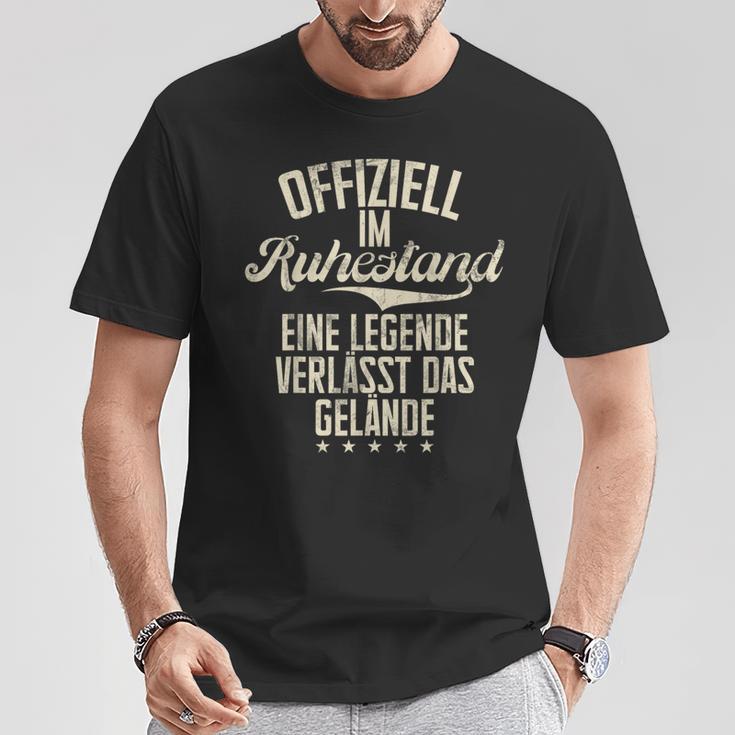 Offiziel Im Ruhestand Eine Legendeerlässt Das Gelände T-Shirt Lustige Geschenke