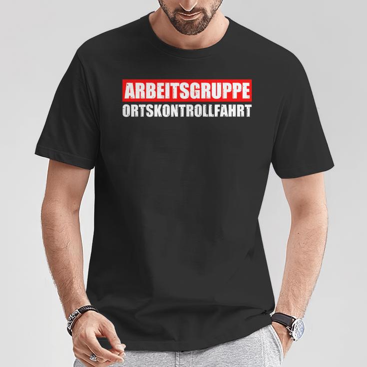 Okf Work Group Ortkontrofahrt North Germanillage T-Shirt Lustige Geschenke