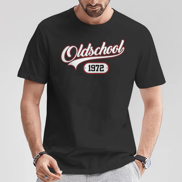 Oldschool 1972Intage Birthday S T-Shirt Lustige Geschenke