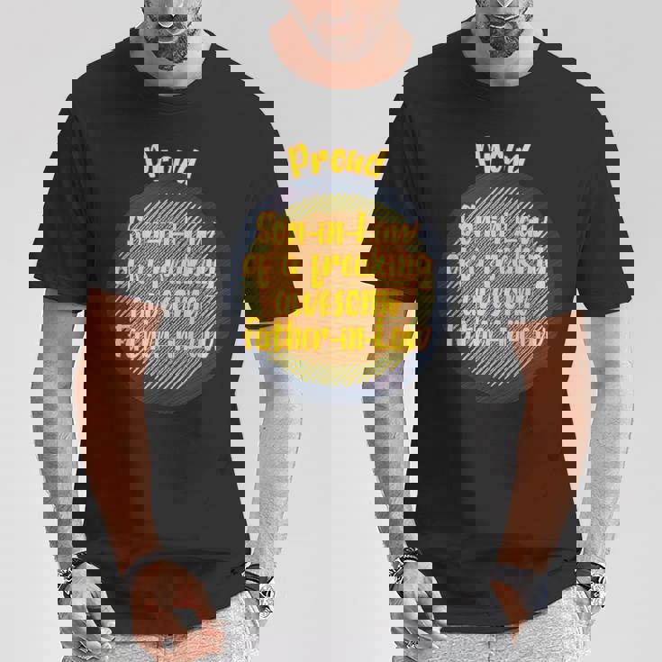 Orgulloso Yerno De Un Suegro Increíble Maldito Camiseta unisex Regalos divertidos