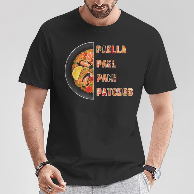 Paella Pael Pami Patodos Paella Comida Favorita Paella Camiseta unisex Regalos divertidos