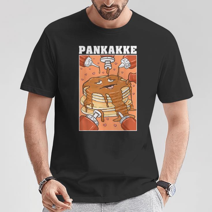 Pankakke Naughty Pancake Bukakke Ecchi Hentai Pun T-Shirt Lustige Geschenke