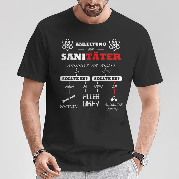 Paramedic Instructions Emergency Paramedic Checklist Sani T-Shirt Lustige Geschenke