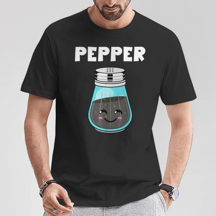 Pepper Costume Salt Pepper Matching Pair His Her T-Shirt Lustige Geschenke