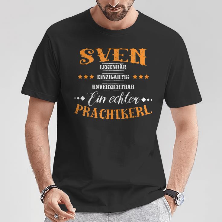 Personalised Sven Magnificent S T-Shirt Lustige Geschenke