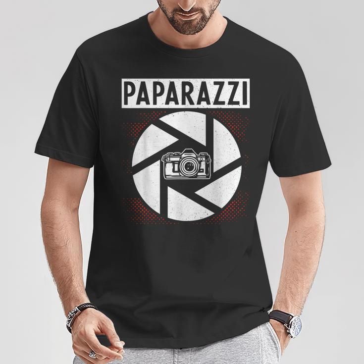 Photography Camera Lens Retro Paparazzi T-Shirt Lustige Geschenke