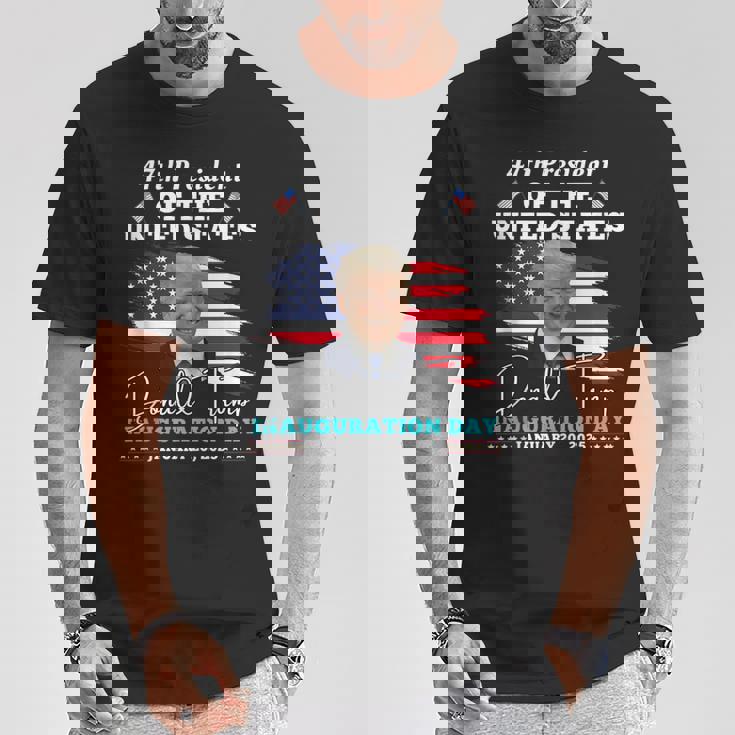 President Donald Trump Inauguration Day 2025 Party T-Shirt Unique Gifts