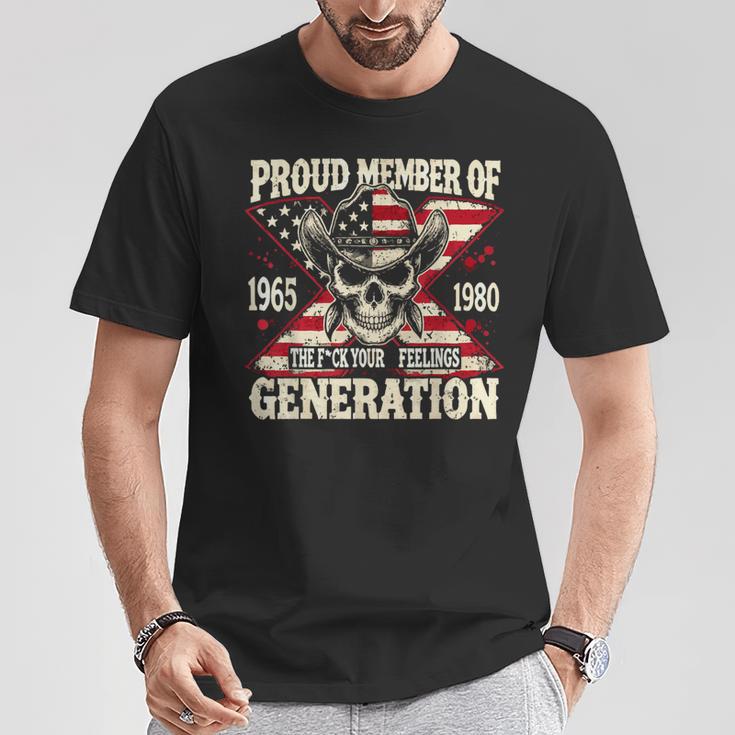 Proud Member Of 1965 1980 Generation T-Shirt Lustige Geschenke