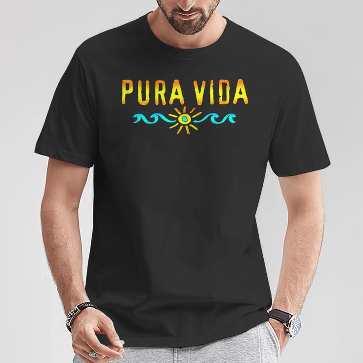 Puraida Costa Rica Sea Beach Sun Way Of Life Summer T-Shirt Lustige Geschenke