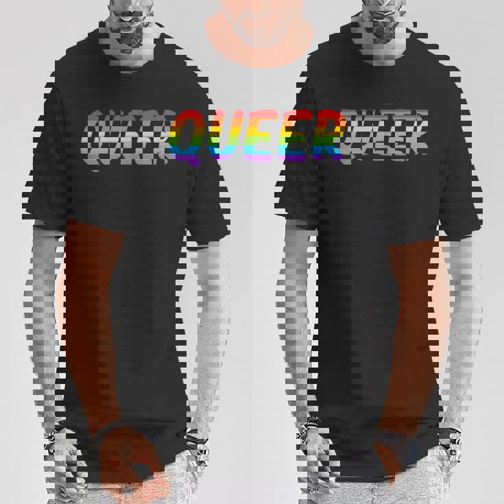 Queer Shirt LGBT Pride Gay Lesbian LGBTQ Shirt Women Men T-Shirt Unique Gifts