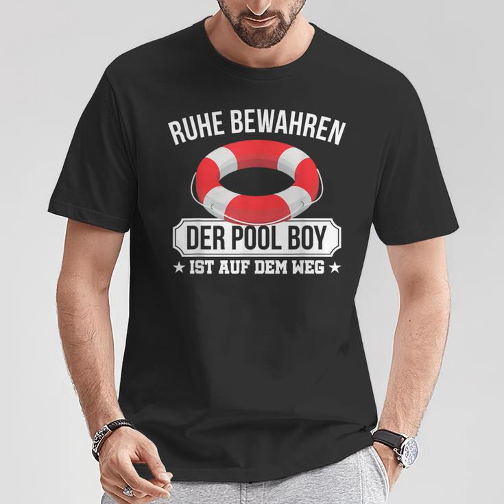 Quiet Keep The Pool Boy Lifeguard Pool Boy T-Shirt Lustige Geschenke