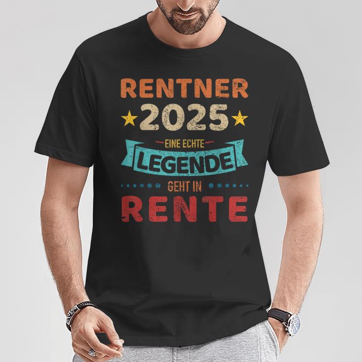 Rentner 2025 Legend Retirement For Grandpa T-Shirt Lustige Geschenke