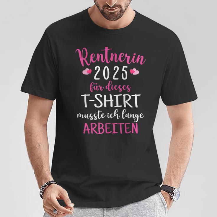 Rentnerin 2025 Retirement Retirement 2025 T-Shirt Lustige Geschenke