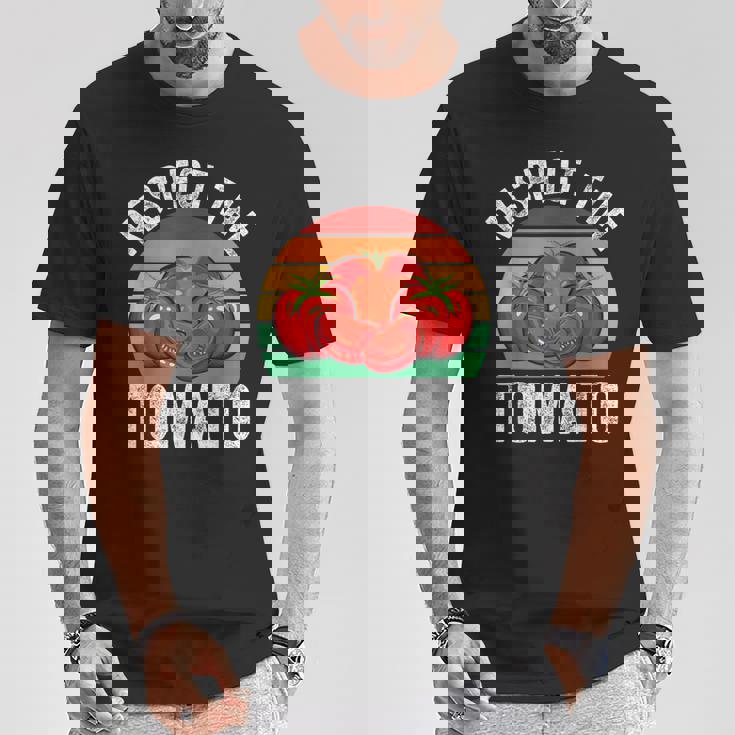 Respect The Tomato T-Shirt Lustige Geschenke