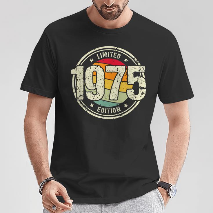 Retro 48 Yearsintage 1975 Limited Edition 48Th Birthday T-Shirt Lustige Geschenke