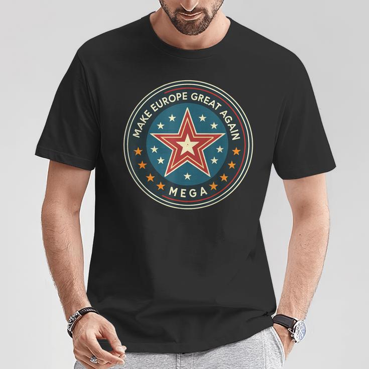 Retro Megaintage Make Europe Great Again T-Shirt Lustige Geschenke