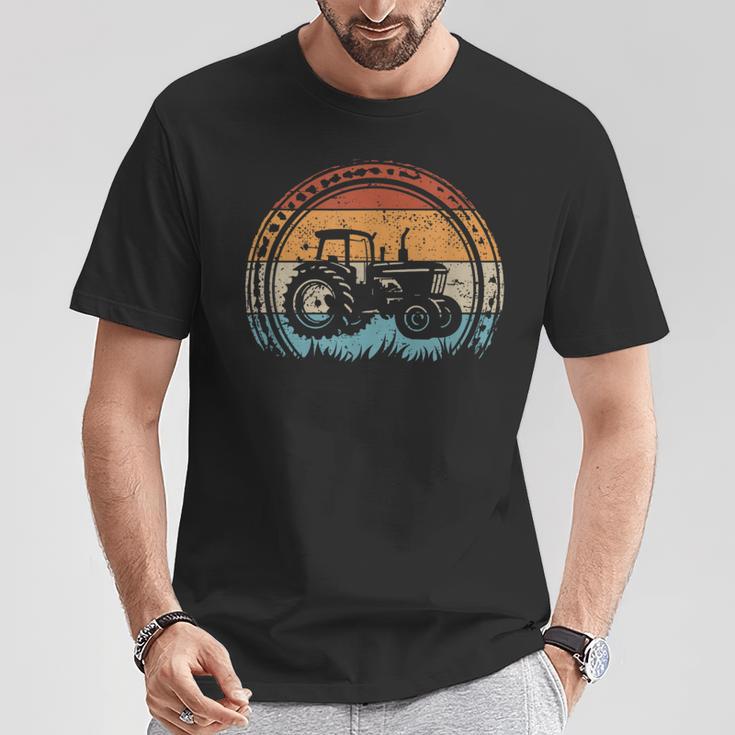 Retro Trekker Farmer Tractor T-Shirt Lustige Geschenke