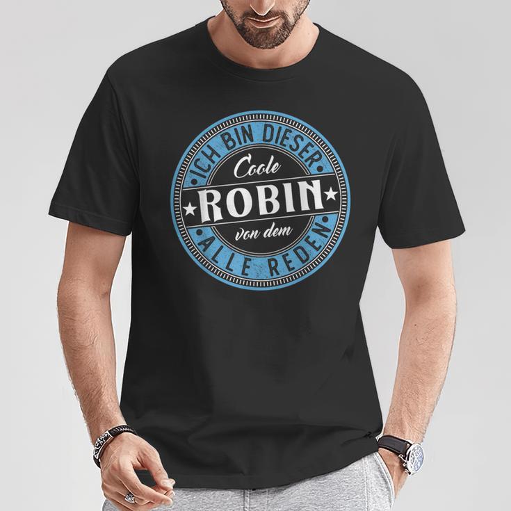 Robin Ich Bin Dieser Cooler Robin T-Shirt Lustige Geschenke