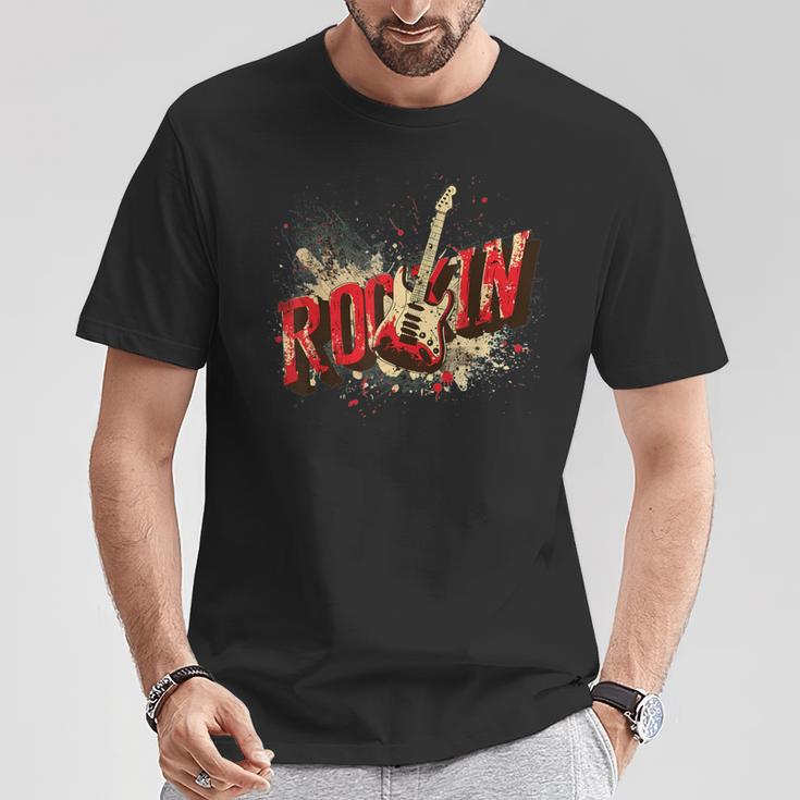 Rock 'N Roll Guitar Outfit T-Shirt Lustige Geschenke