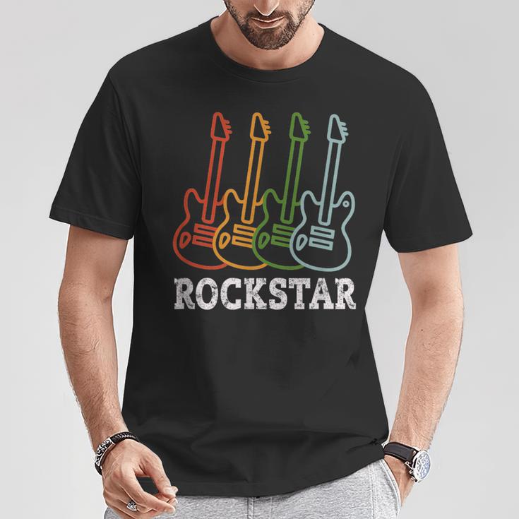 Rockstar Children'sintage Guitar Rockstar T-Shirt Lustige Geschenke