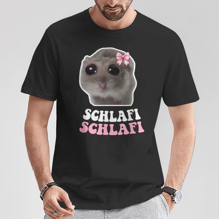 Sad Hamster Hampter Schlafi Schlafi Sad Hamster Meme T-Shirt Lustige Geschenke