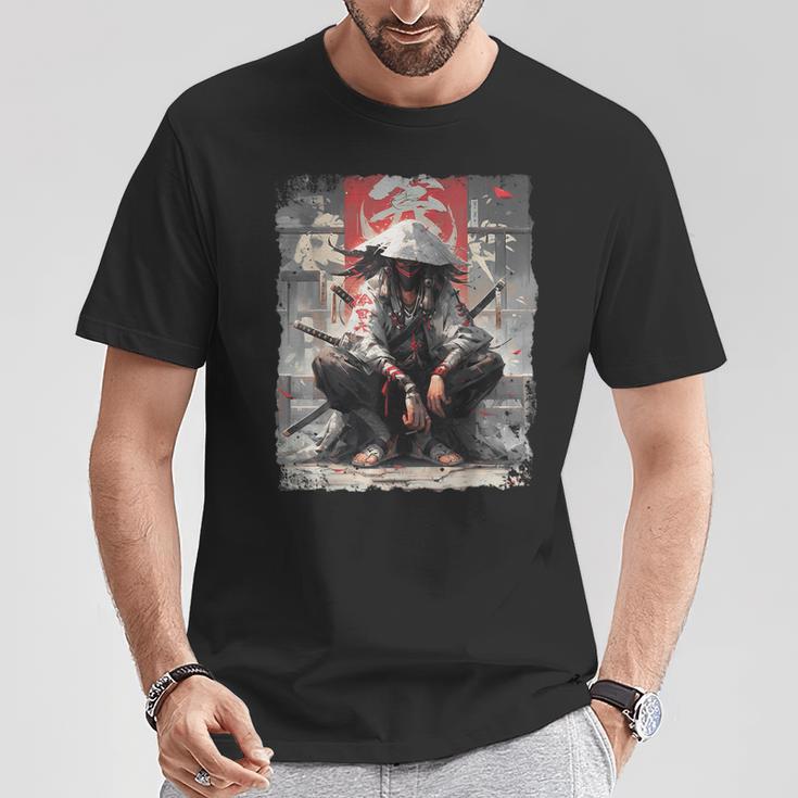 Samurai Sword Katana Ninja Japan Manga Anime Streetwear T-Shirt Funny Gifts