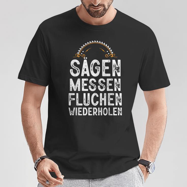 With Saws Trade Fairs Diy Craftsman T-Shirt Lustige Geschenke