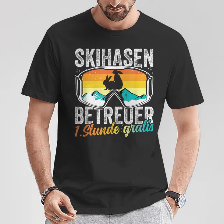 Ski Bunny Caregiver Ski Holiday Ski Instructor Apres Ski Party T-Shirt Lustige Geschenke