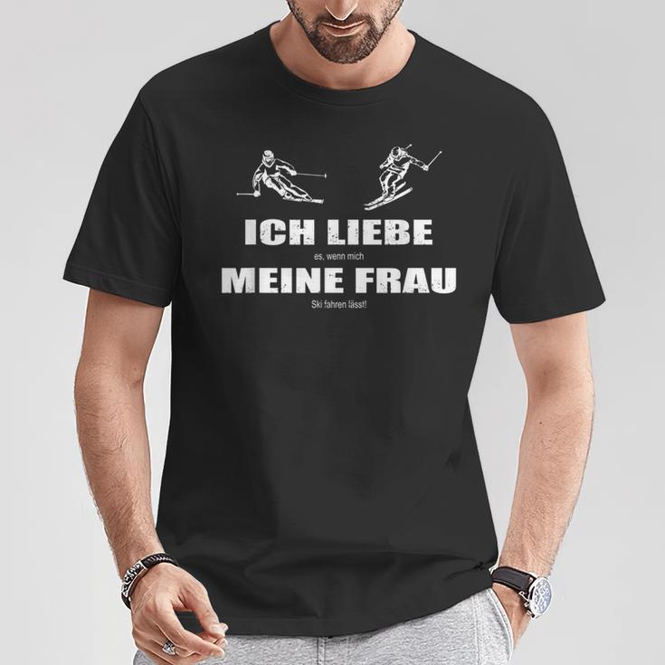 Skis Skiing Gadgets As Skier T-Shirt Lustige Geschenke