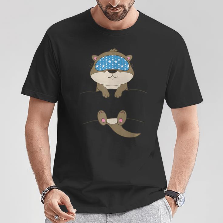 Sleeping Otter Official Otter Sleep T-Shirt Lustige Geschenke