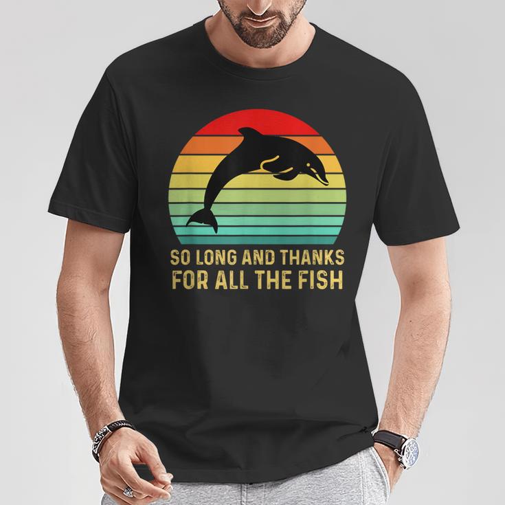 So Long And Thank You For The Whole Fishintage T-Shirt Lustige Geschenke