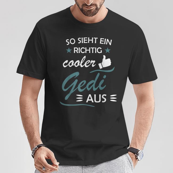 So Sieht Ein Richtig Cooler Gedi Aus Taufdi T-Shirt Lustige Geschenke