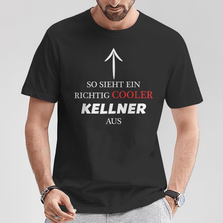 So Sieht Ein Richtig Cooler Waiter Out T-Shirt Lustige Geschenke