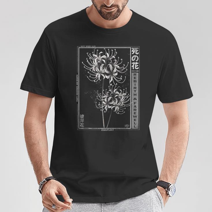 Spider Lily In Japanese Grunge Anime Floral Aesthetic Tank Top T-Shirt Unique Gifts Spider Lily In Japanese Grunge Anime Floral Aesthetic Tank Top T-Shirt Unique Gifts