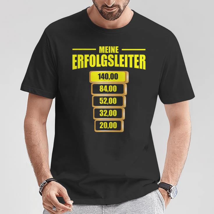 Spielothek Spielhalle Risikoleiter Meine Erfolgsleiter T-Shirt Lustige Geschenke