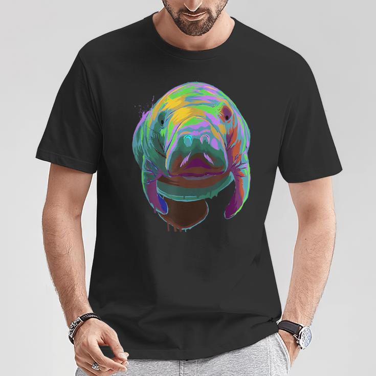 Splash Mana Round Tail Sea Cow T-Shirt Lustige Geschenke