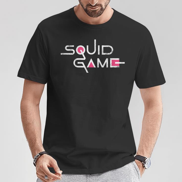 Squid Game Logo T-Shirt Lustige Geschenke