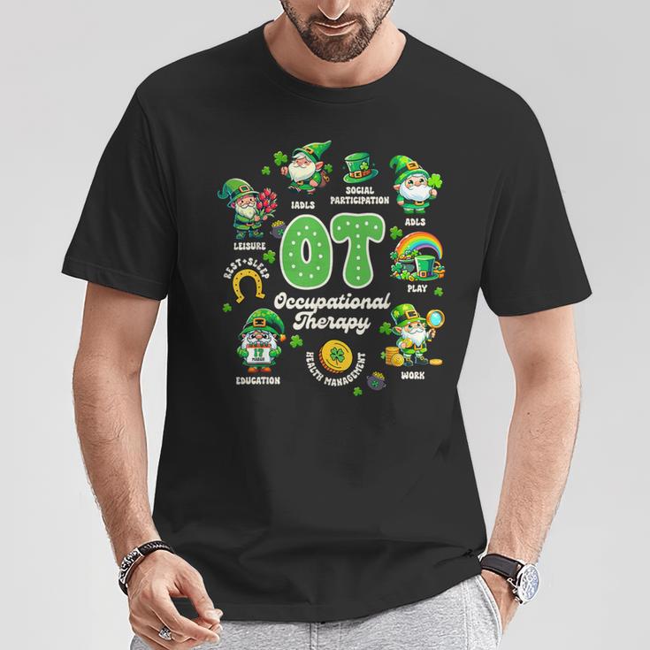 St Patrick's Day Ot Occupational Therapy Ot Squad Therapist T-Shirt ...