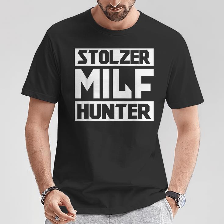 Stolzer Milfhunter Milfs Milf Geile Mama Mother T-Shirt Lustige Geschenke