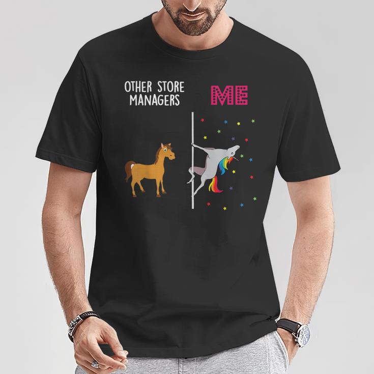 Store Manager Unicorn Others You T-Shirt Lustige Geschenke