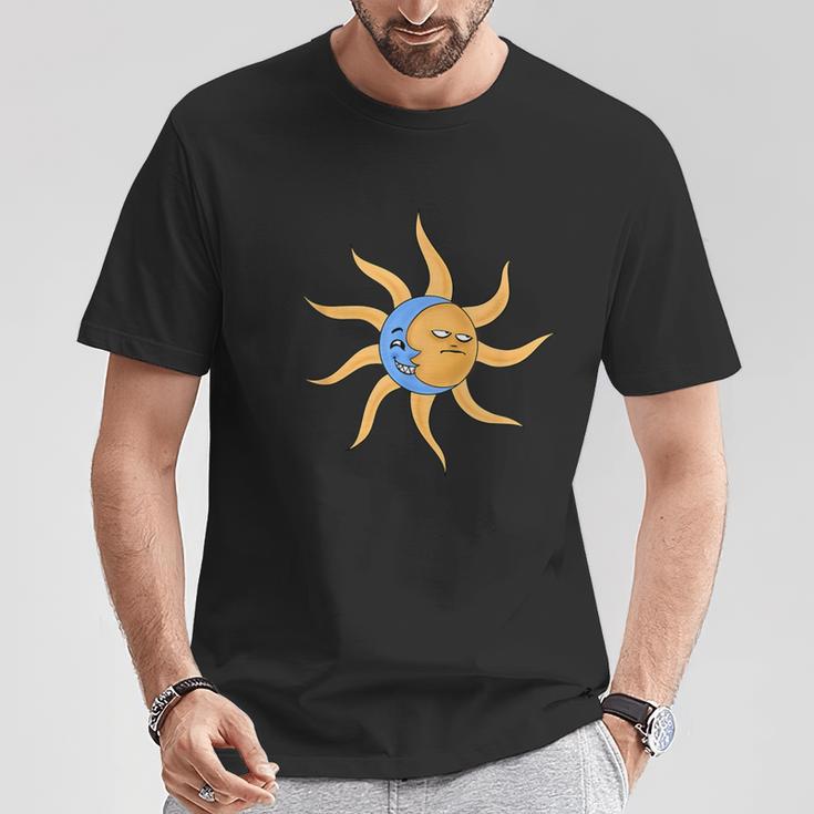 Sun And Moon Couple Top Fashion T-Shirt Lustige Geschenke