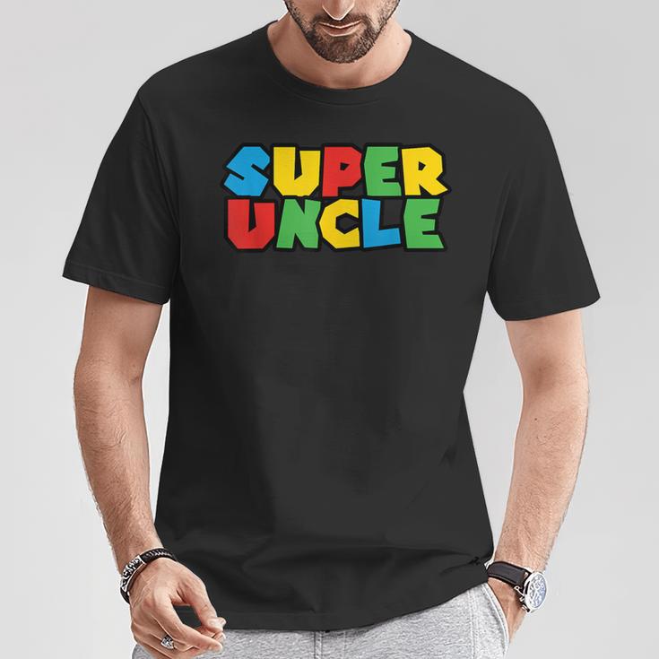 Superhero Uncle From Nephew Or Niece Super Uncle T-Shirt Lustige Geschenke