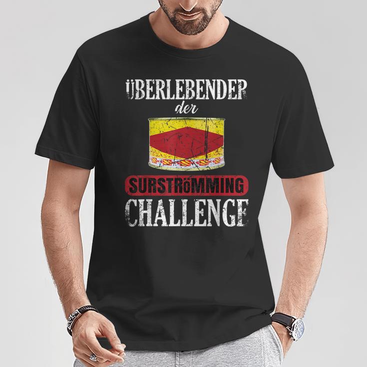 Surströmming Stinkfish From Sweden Survivor Challenge T-Shirt Lustige Geschenke