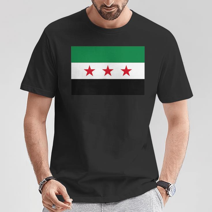 Syria Flag Decorative Arabs Syrian Asia Syria T-Shirt Lustige Geschenke