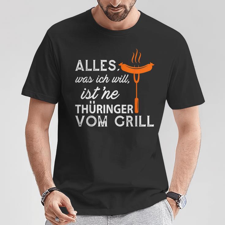 With Thuringerom Grill Grillfest T-Shirt Lustige Geschenke