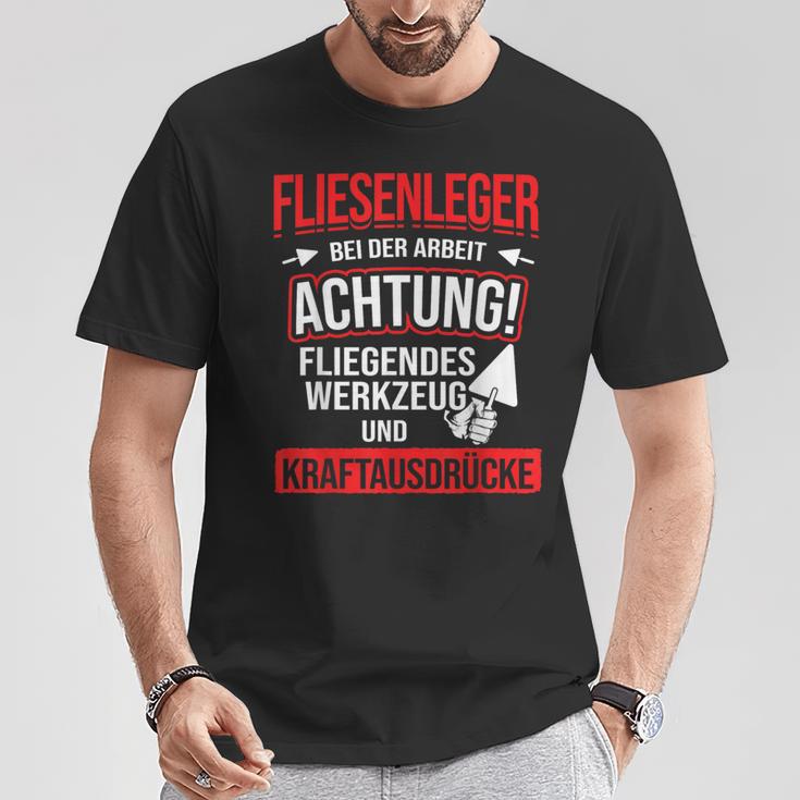 Tiling Bei Der Arbeiter T-Shirt Lustige Geschenke