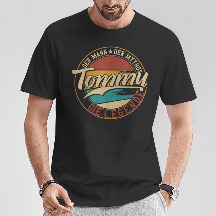 Tommy The Man Of Myth The Legend First Name T-Shirt Lustige Geschenke